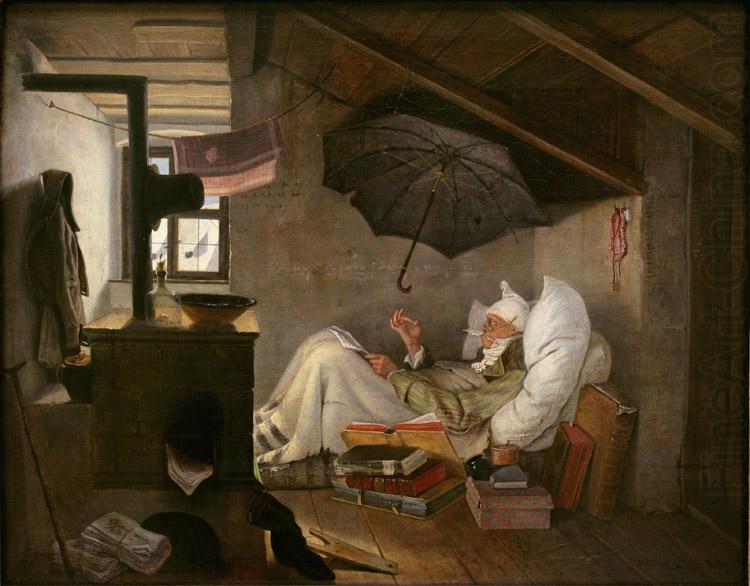 The Poor Poet (mk09), Carl Spitzweg